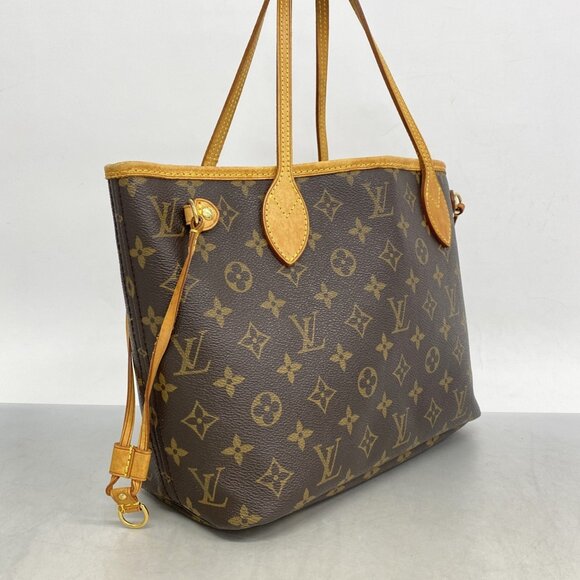LOUIS VUITTON Authentic Brown Monogram Neverfull PM Tote Bag - Picture 2 of 12